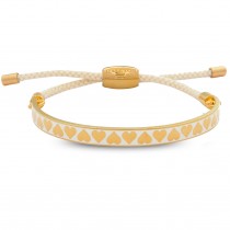 BRATARA HALCYON DAYS  HEART CREAM & GOLD