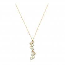 Swarovski NECKLACE FIDELITY GOLD PENDANT
