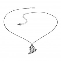Guess BLACK CORD ZEBRA NECKLACE UBN71201