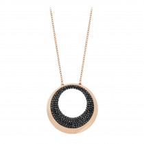 Swarovski NECKLACE PEBBLE BLACK PENDANT