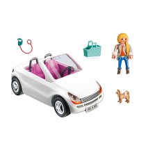 Playmobil CONVERTIBLE WITH WOMAN AND PUPPY